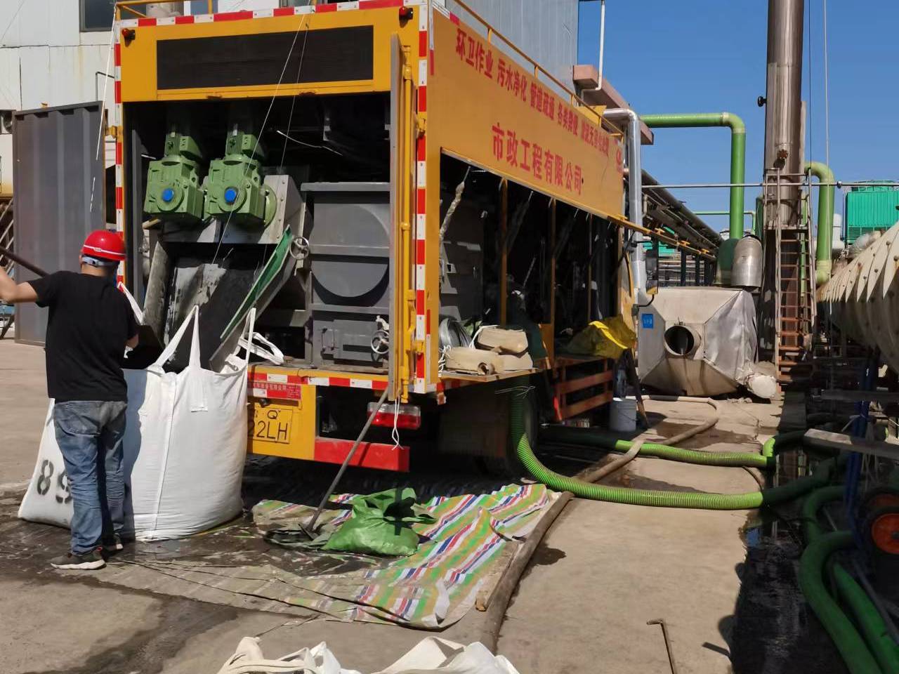 许昌淤泥压干处理